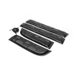 Купити Молдинги з виступами (4 шт, пластикові) DDU - Україна для Renault Duster 2008-2017 рр