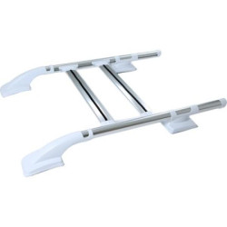 Купить Рейлинги Shark Белые (с поперечинами) для Volkswagen Amarok 2010-2022 гг