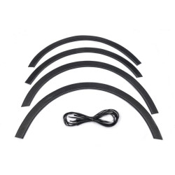 Купити Накладки на арки (чорний мат) Довга база (метал) для Volkswagen Caddy 2004-2010 рр