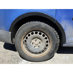 Купити Накладки на арки (чорний мат) Довга база (метал) для Volkswagen Caddy 2004-2010 рр