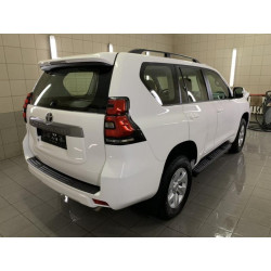 Купити Рейлінги турецька дизайн (Чорні, 2 шт) пластикові ніжки для Toyota Land Cruiser Prado 150