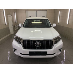 Купить Рейлинги турецкий дизайн (Черные, 2 шт) Металлические ножки для Toyota Land Cruiser Prado 150