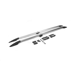 Купить Рейлинги турецкий дизайн (Хром, 2 шт) Пластиковые ножки для Toyota Land Cruiser 200