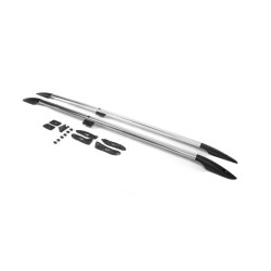 Купить Рейлинги турецкий дизайн (Хром, 2 шт) Пластиковые ножки для Toyota Land Cruiser 200