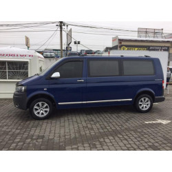 Купить Накладки на арки (6 шт, черные) Черная нержавейка для Volkswagen T5 Transporter 2003-2010 гг