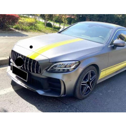 Купить Комплект обвесов с полным задним бампером (дизайн Black Mamba C63GT) для Mercedes C-сlass W205 2014-2021 гг
