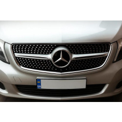 Купити Передня решітка Diamond (2014-2019 для V-class) для Mercedes Vito / V-class W447 2014- рр