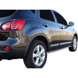 Купити Бічні подвійні труби (2 шт., нерж) для Nissan Qashqai 2010-2014рр