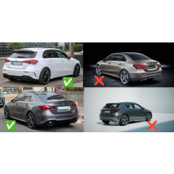 Купить Брызговики Premium AMG/A35 (4 шт) для Mercedes A-сlass W177 2018- гг