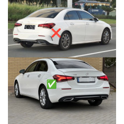 Купити Бризковики Premium Sedan (для Base, 4 шт) для Mercedes A-сlass W177 2018- рр