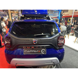 Купить Накладка на задний бампер (ABS, серая) для Renault Duster 2018-2024 гг