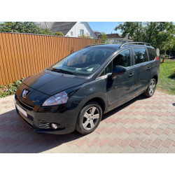 Купити Рейлінги OmsaLine Solid (2 шт, чорні) для Peugeot 5008 2009-2016рр