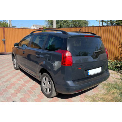 Купити Рейлінги OmsaLine Solid (2 шт, чорні) для Peugeot 5008 2009-2016рр