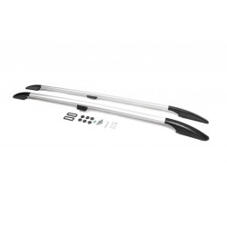 Купити Рейлінги OmsaLine Solid (2 шт, сірі) Довга база для Toyota Proace City