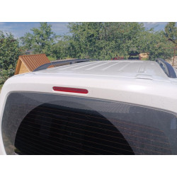 Купити Рейлінги OmsaLine Solid (2 шт, чорні) Коротка база для Toyota Proace City