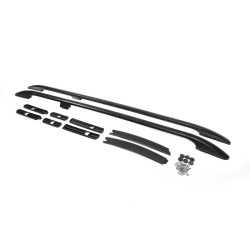 Купити Рейлінги OmsaLine Solid (2 шт, чорні) коротка база для Ford Connect 2014-2021 рр