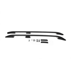 Купити Рейлінги OmsaLine Elegance (2 шт, чорні) для Ford Courier 2014-2023 рр