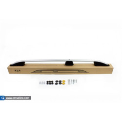 Купить Рейлинги OmsaLine Elegance (2 шт, серые) для Mitsubishi ASX 2010-2023 гг