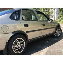 Купити Накладки на арки (4 шт, чорні) ABS пластик для Opel Vectra B 1995-2002 рр