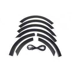 Купить Накладки на арки (4 шт, черные) SW, Металлические для Renault Megane II 2004-2009 гг