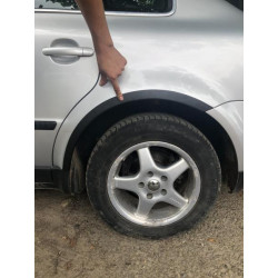 Купити Накладки на арки (4 шт, чорні) SW, 1996-2005, ABS для Volkswagen Passat B5 рр