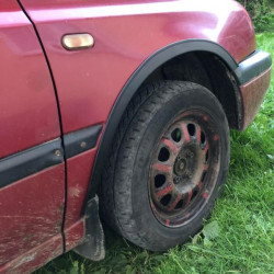 Купити Накладки на арки (4 шт, чорні) ABS пластик для Volkswagen Golf 3