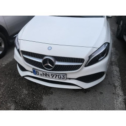 Купити Передня решітка Diamond Silver (для Avantgarde/AMG-Line/C43 AMG) 2014-2018, з камерою для Mercedes C-сlass W205 рр