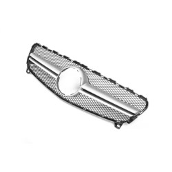 Купити Передня решітка AMG Silver (2015-2018) для Mercedes A-сlass W176 рр