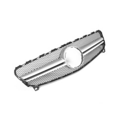 Купити Передня решітка AMG Silver (2015-2018) для Mercedes A-сlass W176 рр