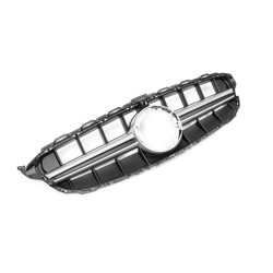 Купить Передняя решетка C63-design (для Avantgarde/AMG-Line/C43 AMG) 2014-2018, без камеры для Mercedes C-сlass W205