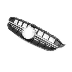 Купить Передняя решетка C63-design (для Avantgarde/AMG-Line/C43 AMG) 2018-2025, без камеры для Mercedes C-сlass W205