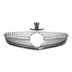 Купити Передня решітка Diamond Silver (для C63) 2007-2011 для Mercedes C-class W204 рр