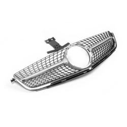 Купити Передня решітка Diamond Silver (для C63) 2007-2011 для Mercedes C-class W204 рр