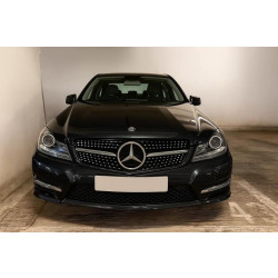 Купити Передня решітка Diamond Silver (для C63) 2012-2015 для Mercedes C-class W204 рр