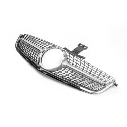 Купити Передня решітка Diamond Silver (для C63) 2012-2015 для Mercedes C-class W204 рр