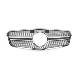 Купити Передня решітка AMG Silver (2009-2012) для Mercedes E-сlass W212 рр