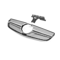 Купить Передняя решетка (2014-2016, AMG Silver) для Mercedes E-сlass coupe C207