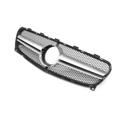 Купити Передня решітка AMG Silver (2017-2019) для Mercedes GLA X156 рр