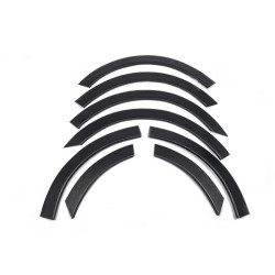 Купить Накладки на арки (4 шт, черные) SD, Металлические для Renault Megane II 2004-2009 гг