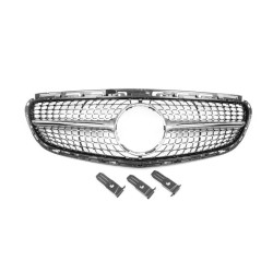 Купить Передняя решетка Diamond Silver (для Avantgarde и AMG-Line, 2013-2016) для Mercedes E-сlass W212