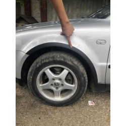 Купити Накладки на арки (4 шт, чорні) Sedan, 2000-2006, ABS для Volkswagen Passat B5 рр