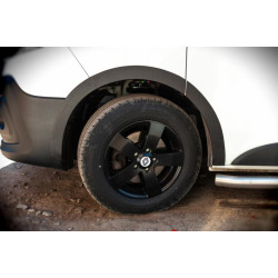 Купити Накладки на арки (6 шт, чорні, ABS) для Nissan NV300/Primastar 2016-рр