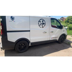 Купити Накладки на арки (6 шт, чорні, ABS) для Nissan NV300/Primastar 2016-рр