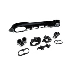 Купити Задній дифузор з насадками (дизайн CLA45) для Mercedes CLA C118 2019- рр