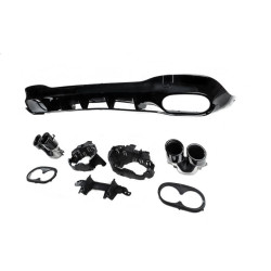 Купити Задній дифузор з насадками (дизайн CLA45) для Mercedes CLA C118 2019- рр