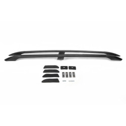 Купити Рейлінги Чорні турецька дизайн (2 шт) для Mitsubishi Pajero Wagon IV