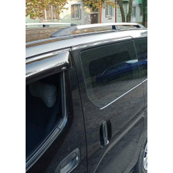 Купить Рейлинги ХРОМ 164 см, Чугунные ножки для Nissan NV200 2009- гг