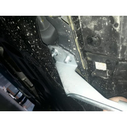 Купити Бокові пороги Tayga Grey (2 шт., Алюміній) З чорним листям на дверях для Ford Kuga/Escape 2013-2019 рр