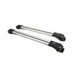 Купить Багажник (поперечины) на обычные рейлинги Skybar V1 (2 шт) до 110 см, Серый для Volkswagen Touran 2010-2015 гг