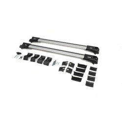 Купить Багажник (поперечины) на обычные рейлинги Skybar V1 (2 шт) до 110 см, Серый для Volkswagen Touran 2010-2015 гг